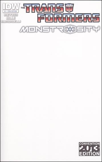Transformers: Monstrosity issue 1-D Blank Convention Cover 1/100