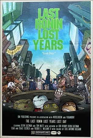 Teenage Mutant Ninja Turtles: The Last Ronin - Lost Day Special issue 1-G Bishart.net Exclusive Poster Homage Cover 1/800