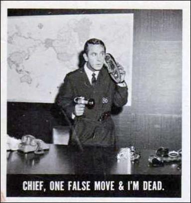 Get Smart (Base Set) card 12 Chief, One False Move & I'm Dead.