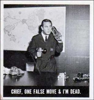 Get Smart (Base Set) card 12 Chief, One False Move & I'm Dead.