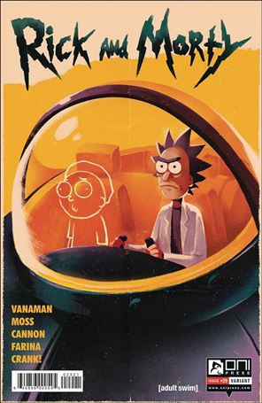 Rick and Morty (2015) issue 29-B Olly Moss Cover