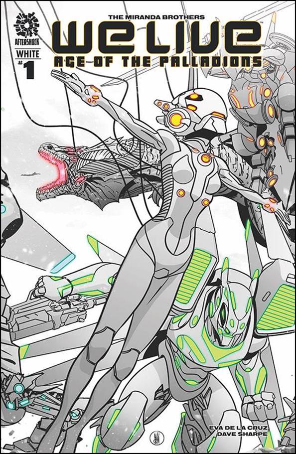 We Live: Age of the Palladions issue 1 White Inaki Miranda Gatefold Wraparound Cover