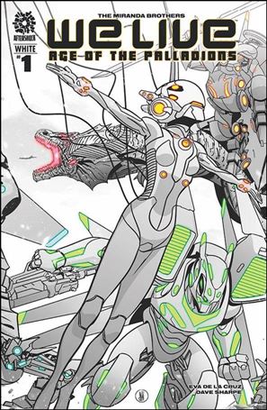 We Live: Age of the Palladions issue 1 White Inaki Miranda Gatefold Wraparound Cover