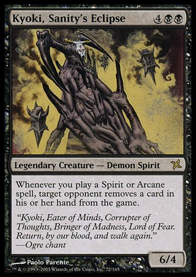 Magic the Gathering: Betrayers of Kamigawa (Base Set) card 72 Kyoki, Sanity's Eclipse
