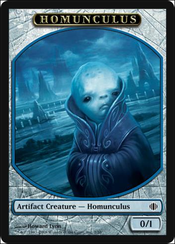 Magic the Gathering: Shards of Alara (Token Subset) card 2 Homunculus