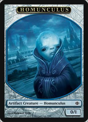 Magic the Gathering: Shards of Alara (Token Subset) card 2 Homunculus
