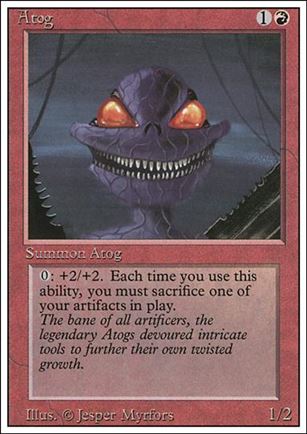 Magic the Gathering: Revised (Base Set) card 139 Atog