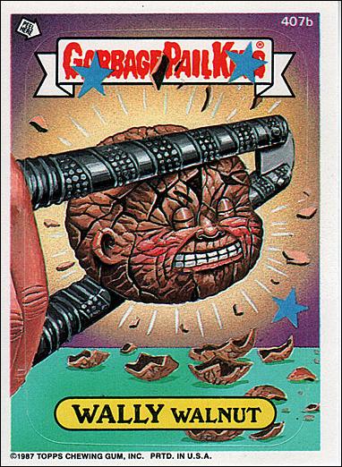 Garbage Pail Kids: Series 10 (Base Set) card 407b Wally Walnut