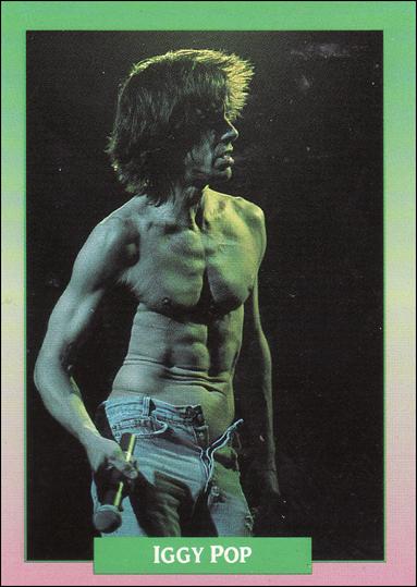 Rock Cards (Base Set) card 97 Iggy Pop