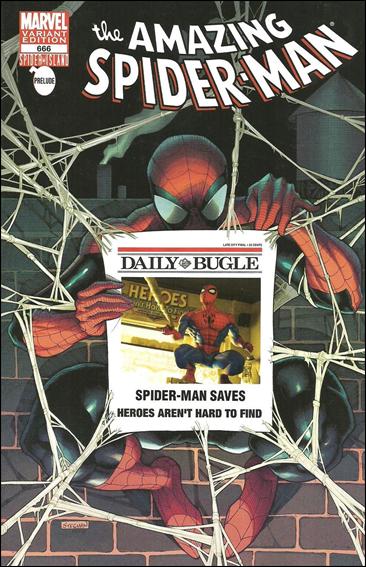 Amazing Spider-Man (1963) issue 666-OG Heroes Aren't Hard to Find Daily Bugle Cover