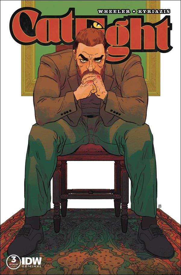 Cat Fight issue 3-B Hayden Sherman Cover