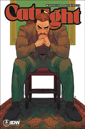 Cat Fight issue 3-B Hayden Sherman Cover