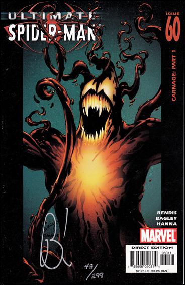 Ultimate Spider-Man (2000) issue 60-B DF (Signed by Brian Bendis) 1/299