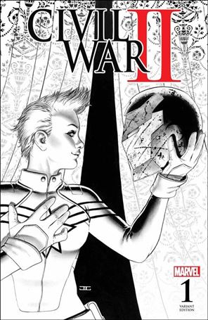 Civil War II issue 1-TC John Cassaday Fan Expo Black & White Cover