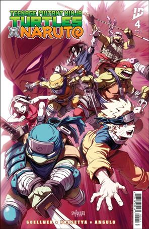 Teenage Mutant Ninja Turtles x Naruto issue 4.00-C Mateus Santolouco Cover