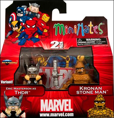 Marvel Minimates figure 123-B Thor (Eric Masterson) and Kronan Stone Man