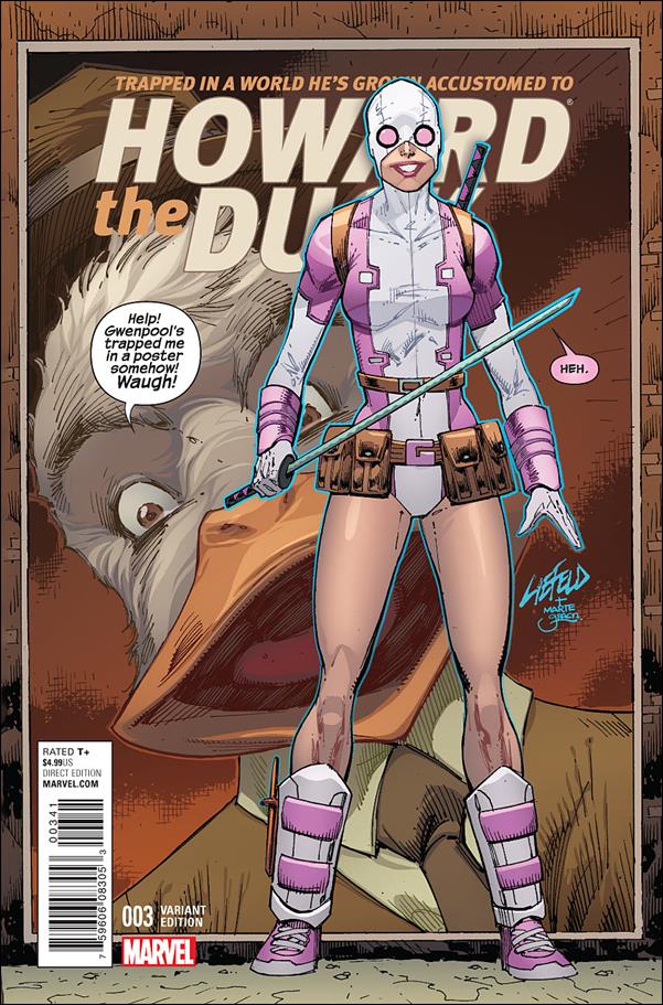 Howard the Duck (2016) issue 3-C Rob Liefeld 1:25 Cover
