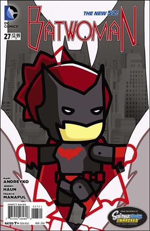 Batwoman (2011) issue 27-B Jon Katz 1:25 Scribblenauts Cover