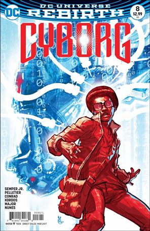 Cyborg (2016) issue 8-B Carlos D'Anda Cover