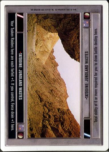Star Wars: Premiere Unlimited (Base Set) card 127 Tatooine: Jundland Wastes