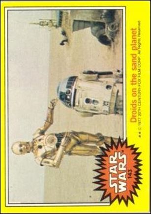 Star Wars: Series 3 (Base Set) card 143 Droids on the sand planet