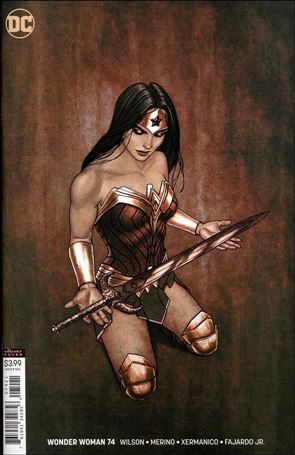 Wonder Woman (2016)  issue 74-B Jenny Frison Cover
