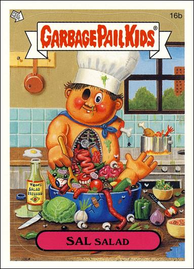 Garbage Pail Kids All-New Series 4 (Base Set) card 16b Sal Salad