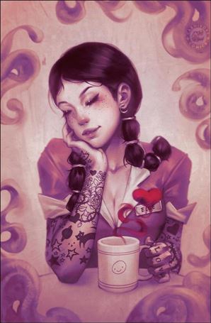 Caffeinated Hearts issue 1-C S. Red Amparo Red Cover