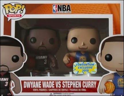 Pop! Basketball Multi-packs figure '2' Dwayne Wade vs. Stephen Curry