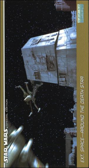 Star Wars Trilogy Special Edition Widevision  (Base Set) card 46 Ext. Space - Around the Death Star