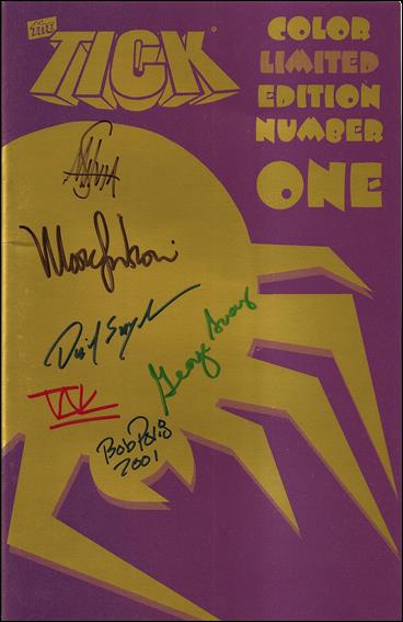 Tick Color issue 1-D Gold Limited Edition Punching Through Cover