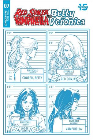 Red Sonja and Vampirella Meet Betty and Veronica issue 7-G Laura Braga 1:7 