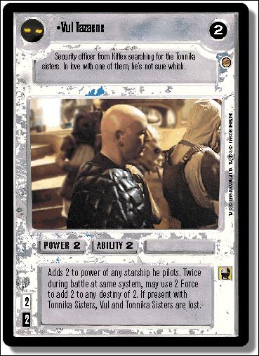 Star Wars: Jabba's Palace Limited (Base Set) card 131 Vul Tazaene