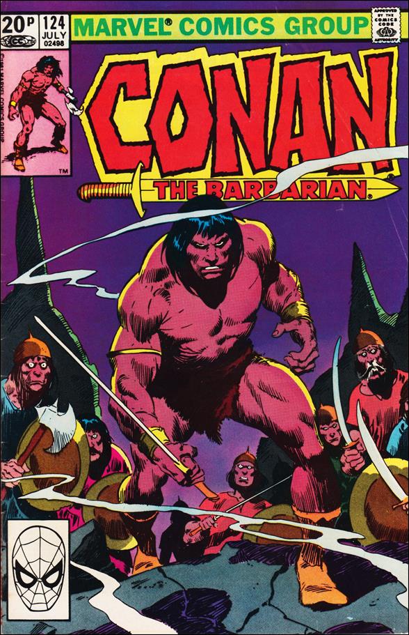 Conan the Barbarian (1970) issue 124-B UK Price Cover