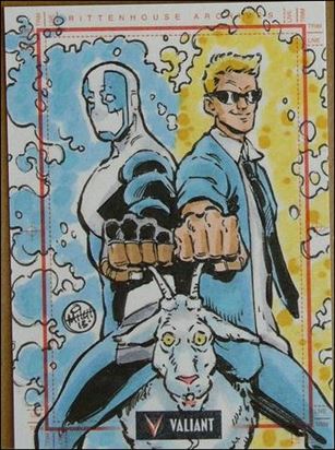 2013 Valiant Comics Preview Trading Card Set (Sketch Card Subset) card MB-03