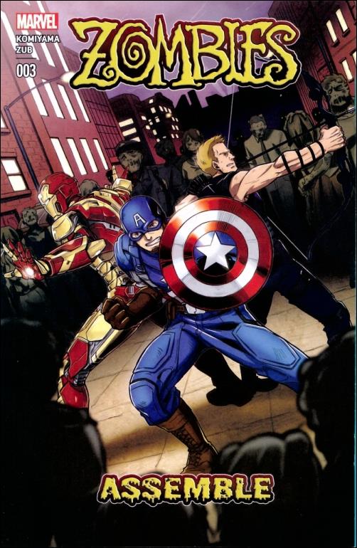 Zombies Assemble issue 3 Kiichi Mizushima Cover