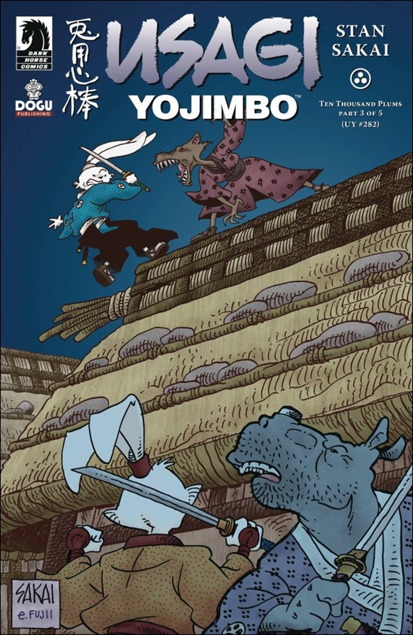 Usagi Yojimbo: Ten Thousand Plums issue 3 Stan Sakai Cover