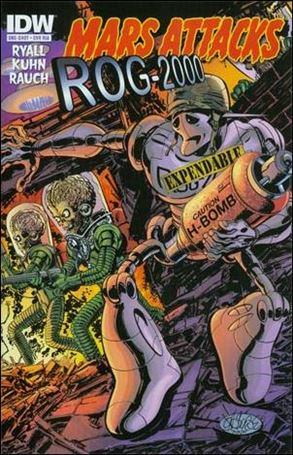 Mars Attacks Zombies vs Robots issue One-Shot-B John Byrne 1:10 "ROG-2000" Cover