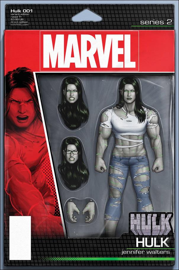 Hulk (2017) issue 1-D John Tyler Christopher Action Figure Cover