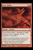 Magic the Gathering: Betrayers of Kamigawa (Base Set) card 100 First Volley