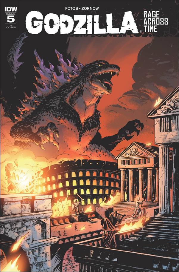 Godzilla: Rage Across Time issue 5-C Clay McCormack 1:10 Cover