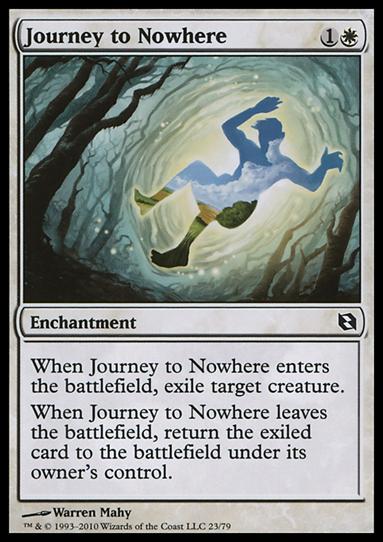 Magic the Gathering: Duel Decks: Elspeth vs. Tezzeret (Base Set) card 23 Journey to Nowhere