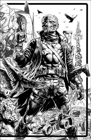 Rook: Exodus issue 1-E Jason Fabok B&W Wraparound Virgin 1:500 Cover