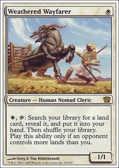 Magic the Gathering: 9th Edition (Base Set) card 54 Weathered Wayfarer