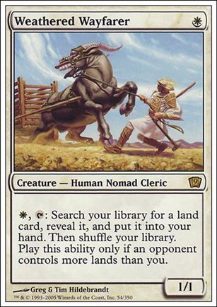 Magic the Gathering: 9th Edition (Base Set) card 54 Weathered Wayfarer