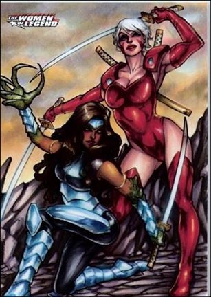 Women of Legend (Base Set) card 61 DC Comics Voodoo & Zealot