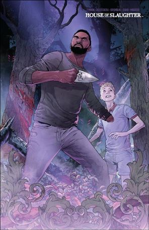 House of Slaughter issue 11-C Danny Luckert Connecting Cardstock Cover