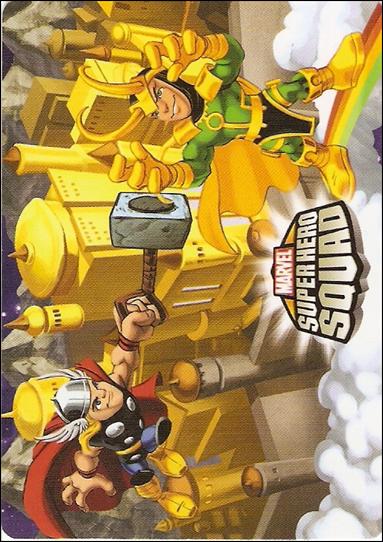 Marvel Super Hero Squad (Base Set) card 70 Thor vs. Loki