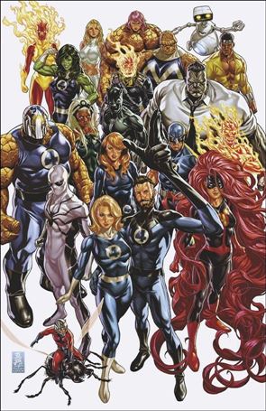 Fantastic Four (2018) issue 35-H Mark Brooks 1:500 Virgin Cover