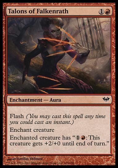 Magic the Gathering: Dark Ascension (Base Set) card 105 Talons of Falkenrath